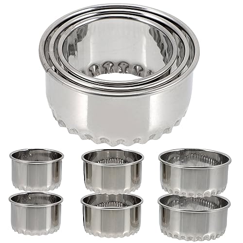 ABOOFAN 9Pcs Dumpling Wrapper Molds Portable Dumpling Skin Cutter for Cooking for Dumplings Empanadas Ravioli and More