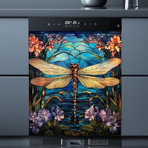 RTHDG Dragonfly Dishwasher Magnet Cover Cover
