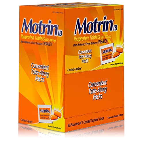 Motrin IB 48152 Ibuprofen Tablets, 2 Count (Pack of 50) - Thumbnail 3