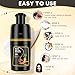 IIIMEIDU Black Hair dye Shampoo 3 in 1, Natural Hair Color Shampoo for Gray Hair, Tinte Para el Cabello for Women and Men 100% Grey Coverage, 350ml