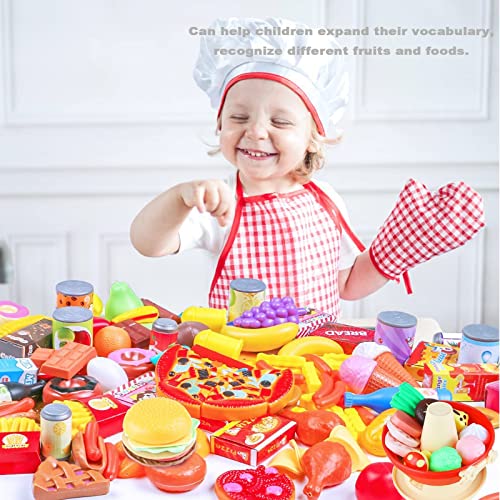 Cibo Giocattolo per Bambini, 100 Pezzi Accessori