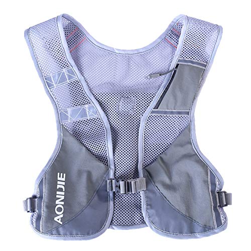 AONIJIE Ultralight Running Vest with Reflective Strip Breathable Hydration Backpack for Hiking Camping Marathon Cycling Race