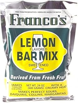 Franco'sMargarita Cocktail Bar Mix (Lemon, 24)