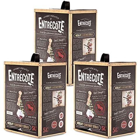 Entrecote Merlot Cabernet Syrah Bag-in-Box Cover