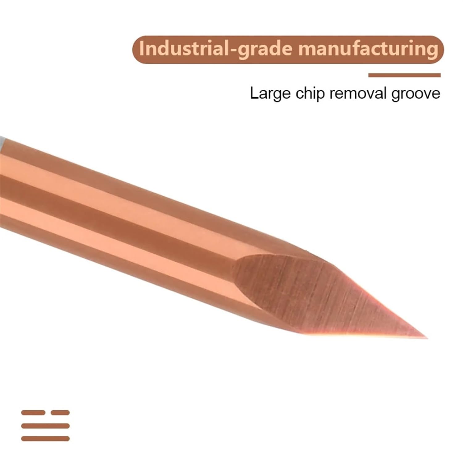 10Pcs 3.175mm Shank 3 Edge Engraving Bits 20-90 Degrees Tip 0.1-0.3mm 3D Milling Cutter Coating Carving Bits(3.175x0.3x60D)