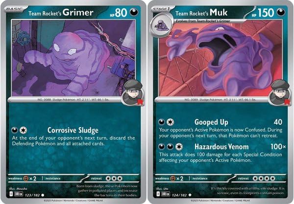 Team Rocket’s Muk 124/182 – Destined Rivals – Pokemon Card Lot
