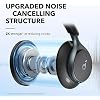 Soundcore by Anker, Space One, Active Noise Cancelling Headphones, 2X Stronger Voice Reduction, 40H ANC Playtime, LDAC Hi-Res Wireless Audio, Comfortable Fit, Clear Calls, Bluetooth 5.3 (Abyss Black)