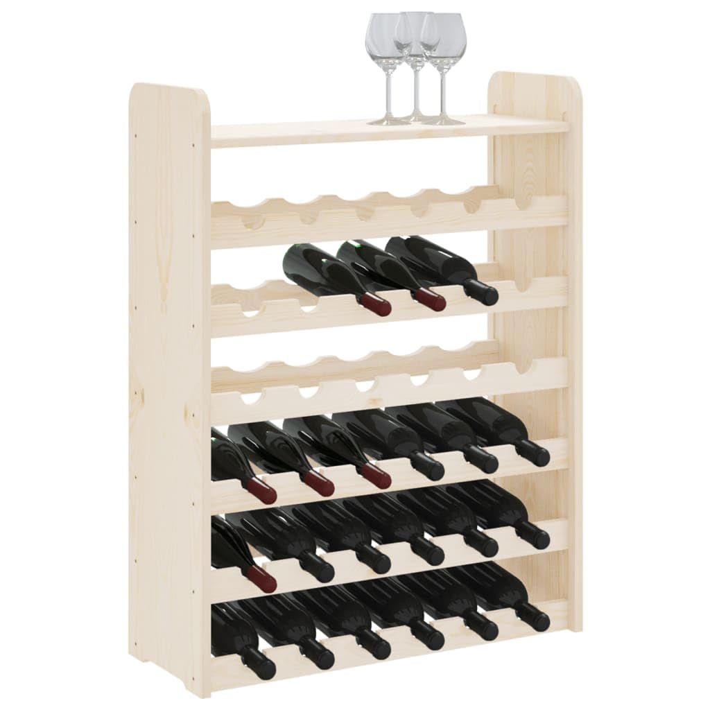 Homgoday Botellero de vino, portavini panel superior 67,5 x 25 x 87 cm madera maciza pino, botellero vino, botellero de vino, botellero de vino, botellero de vino, porta vinos, mueble portavini