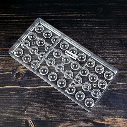 2.0Cm Chocolate Sphere Mold Polycarbonate 36 Cavity Small Ball Candy Mould (Φ0.79Inch) #TOP3