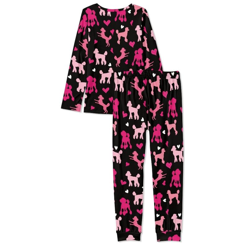 Conjunto de pijama para mujeres y adolescentes, tallas extra grandes XS-6XL, juego de 2