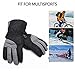 EXCEI Men's Age Warm Outdoor Ski Gloves for Outdoor Hunting Hiking All Electric Gloves Camping Winter Sports Equipment Cap