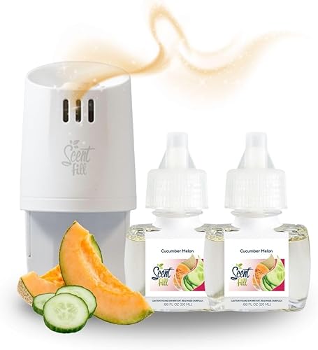 Miniatura 18 de Scent Fill Kit de Ambientador Enchufable con Forma de Árbol de Navidad (Abeto Fraser Bálsamo y Abeto Sicómoro), 2 Recambios + Difusor