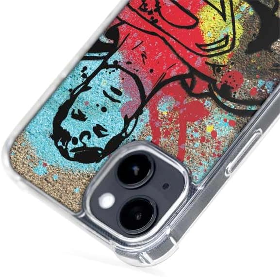 Skinit Phone Case Compatible with MagSafe iPhone 13 - Officially Licensed DC Comics Superman Color Splatter Design