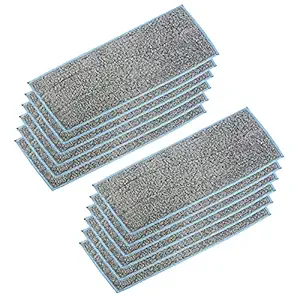 Extolife 12 Pack Washable and Reusable Mopping Pads for iRobot Braava Jet m6 (6110) Wi-Fi Connected Robot Mop (6 Wet Pads & 6 Dry Pads)