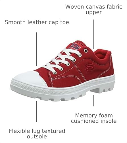 Skechers Skechers Women's ROADIES-TRUE ROOTS Shoe, Red, 8 M US