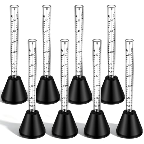 8 Pcs Gas Flow Meter Tester Argon Flow Meter Argon Co2 Flowmeter for Mig Tig Welder Welding Accessories