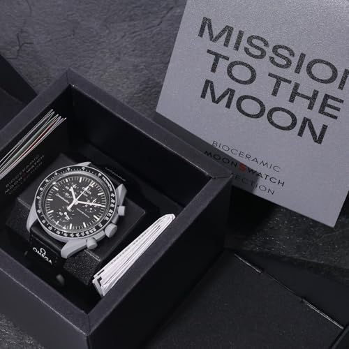 Moon ラッピング付き 正規品 オメガ スウォッチ ミッション 腕時計 月 コラボ 防水 メンズ レディース ミッション トゥ ムーン 【ショッパー付き】 商品画像5
