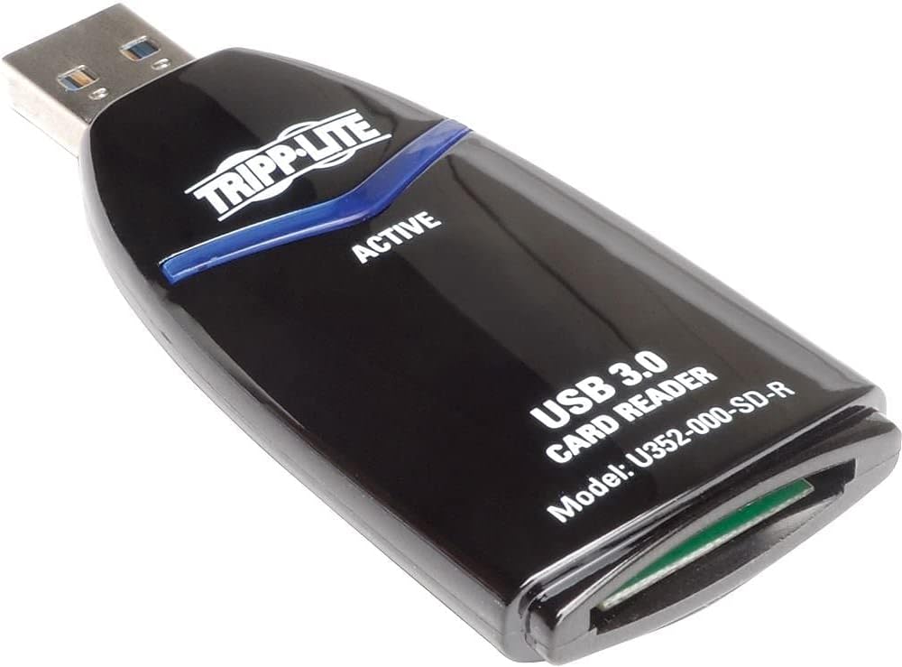 Tripp Lite USB 3.0 SuperSpeed SDXC Memory Card Media Reader/Writer (U352-000-SD-R)