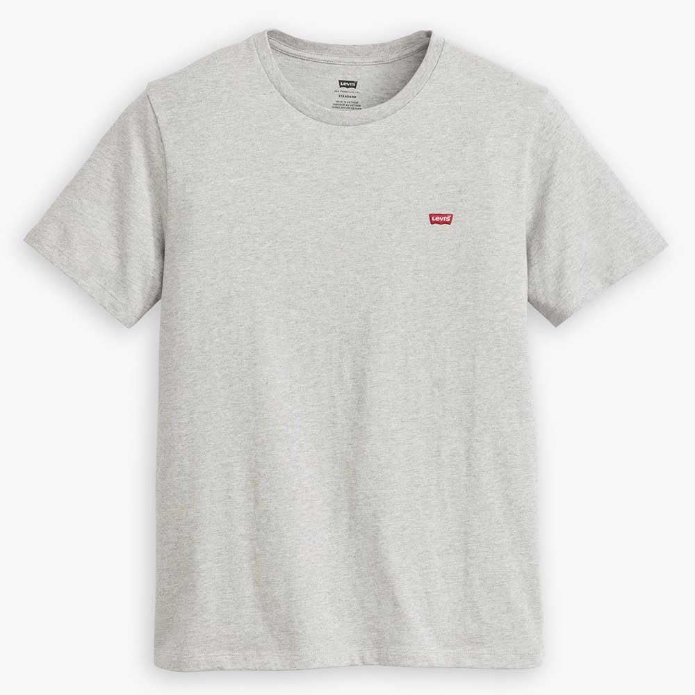 Levi's Mężczyźni Ss Original Housemark Tee T-Shirt, Mid Tone Grey Heather Jersey, L