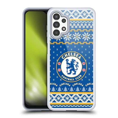 Funda Chelsea Football Club de gel para Samsung Galaxy A13, luce los colores del club en Navidad