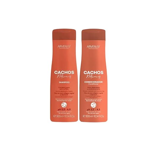 Kit Arvensis Cachos Naturais Shampoo + Condicionador - 300ml