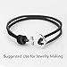 LolliBeads (TM) 3mm Flat Genuine Leather Cord Braiding String Black (5 Yards)