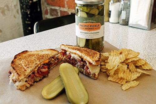 Mother’s Puckers - Classic Home-Style Garlic Dill Pickles - Crisp, Crunchy Gourmet Pickle Halves - Non-Gmo, Kosher, Sugar-Free, Gluten-Free 24Oz Jar (3-Pack) #TOP1