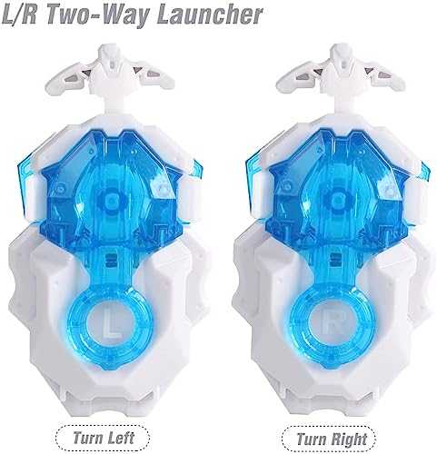 Image of DB Launcher LR Suitable for Left and Right Spins Layer System Blades with Resilient String (White)
