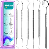 CATACC PRO Dental Pick Tools Kit, Tooth Scraper Plaque Tartar Remover