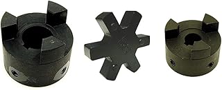 Stevens Lake Parts L095 Flexible L-Jaw Coupling Coupler Set with NBR Rubber Spider 3/4