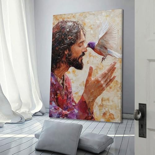 Poster pointillisme religieux impression toile haute définition - 3