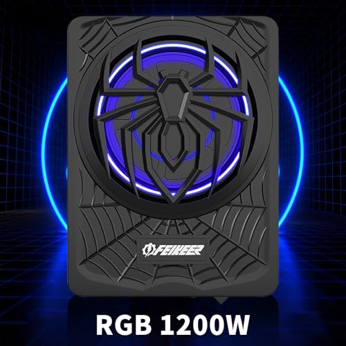 Image of NEW 10 inch Slim Under Seat Powered Car Subwoofer with Built in Amp.All-in-One Subwoofer and Amp Package for Car /Truck /SUV Audio System,Individual Control for Low Pass /Gain /Boost Bass.Deep Bass Perfect