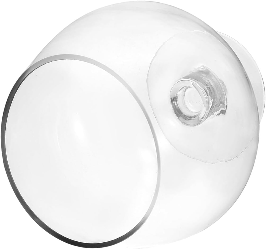 Glass Fish Bowl Vase 5000ml Desktop Aquarium Tank Multifunctional Betta Fish Vase for Home Office Decoration