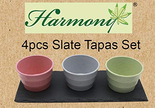 HARMONY 4PC SLATE TAPA SET