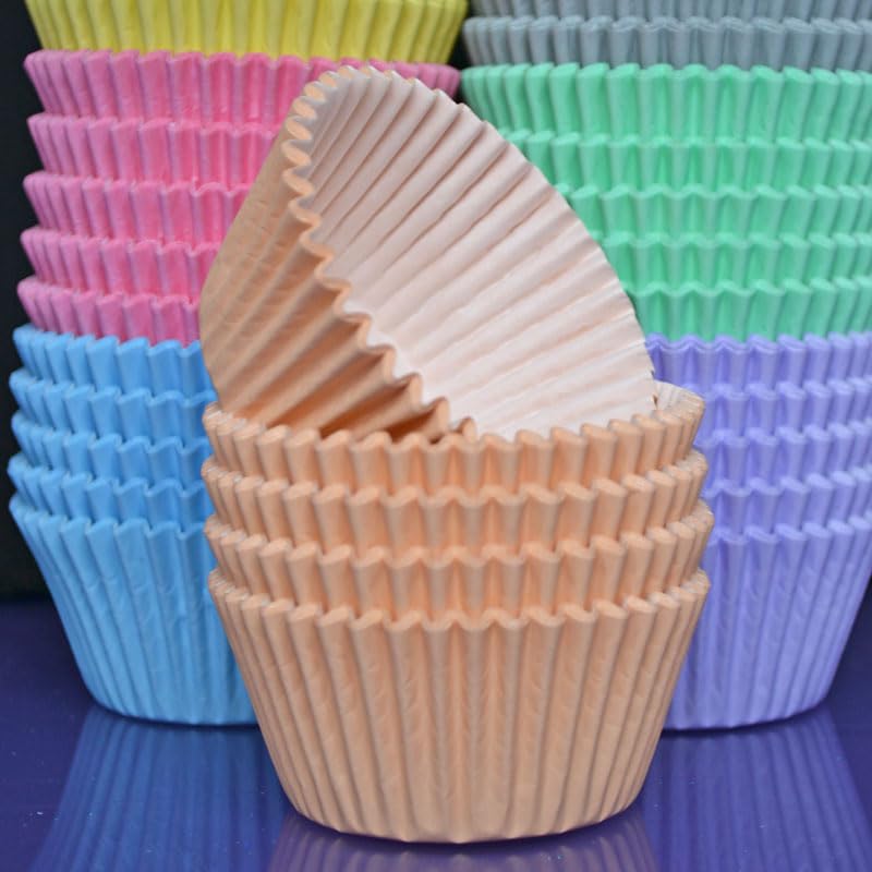 Purple Cupcakes Cupcake Cases (Qty 180) - Pastel Peach