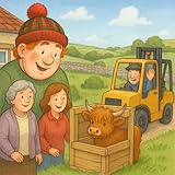  Giant Freddie and the Highland Surprise!: Baby cow delivery! (English Edition)