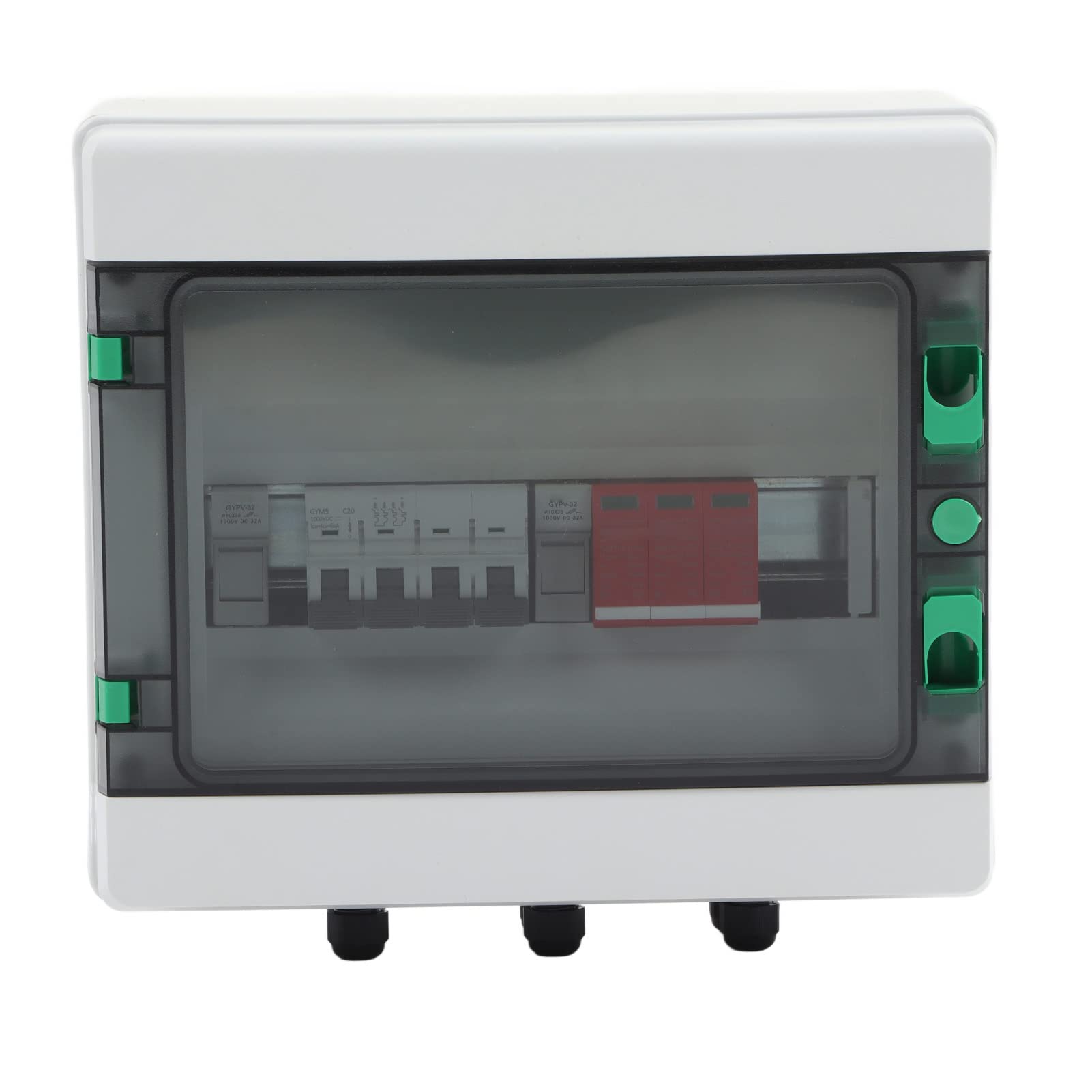 1 String PV Combiner Box, Waterproof and Dustproof, Flame Retardant Solar Combiner Box for Monocrystalline Silicon Solar Modules, Polycrystalline Silicon Solar Modules