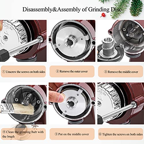 Huanyu 250G Commercial Coffee Bean Grinder Crazymos