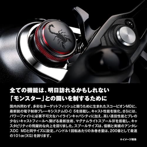 シマノ(SHIMANO) ベイトリール 26スコーピオン DC MD 200XG 右ハンドル 画像5