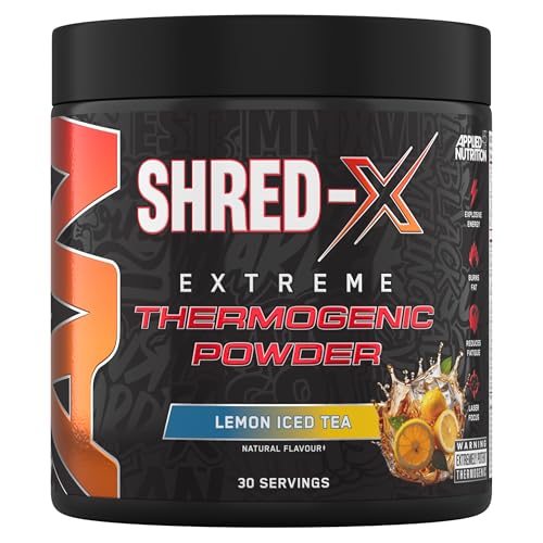 Applied Nutrition Shred X Fat Burner - ABE All Black Everything Fat Burner, Thermo Weight Management (300g - 30 Servings) (Lemon Ice Tea)
