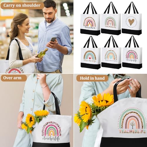 Bolsa tote de lona para maestros pack 8 unidades miniatura 6