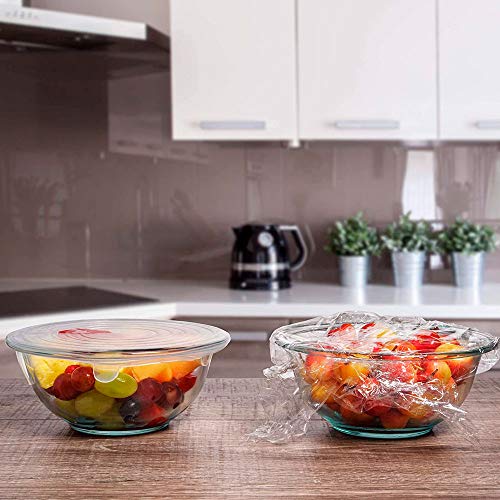 Jogo 6 Tampas De Panela Silicone Reutilizável Elástica