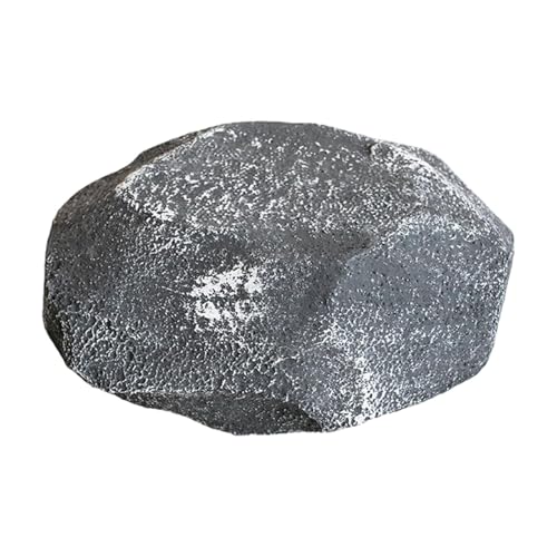 Folpus Escultura de Piedra Artificial de imitación de Roca Realista para balcón, Patio y jardín, 30x22x19cm