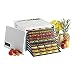 Excalibur 3926TW 9-Tray Electric Food Dehydrator with Temperature Settings and 26-hour Timer Automatic Shut Off for Faster and Efficient Drying Includes Guide to Dehydration Made in USA, 9-Tray,White