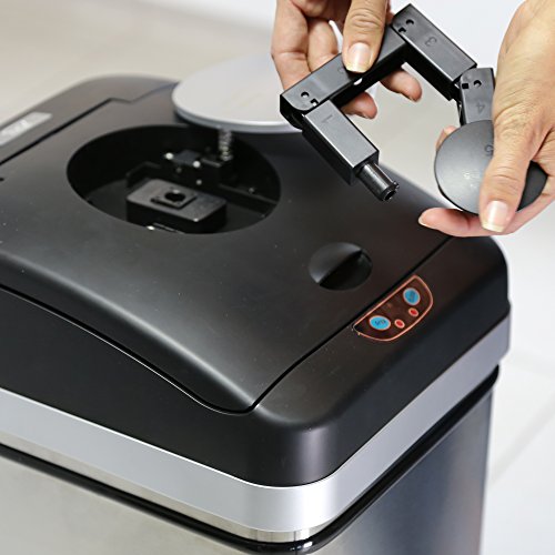 image for HALO 13 Gallon Touchless Trash Compactor Automatic Trash Can, Stainles