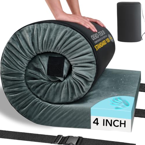 HomeMate-Memory-Foam-Camping-Mattress-Pad-Portable-Car-Sleeping-Pad HomeMate Memory Foam Camping Mattress Pad: Portable Car Sleeping Pad - Image 1