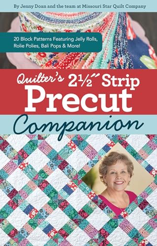 Image of Quilter's 2-1 /2 inch Strip Precut Companion: 20 Block Patterns Featuring JellyRolls, Rolie Polies, Bali Pops & More! (Reference Guide)