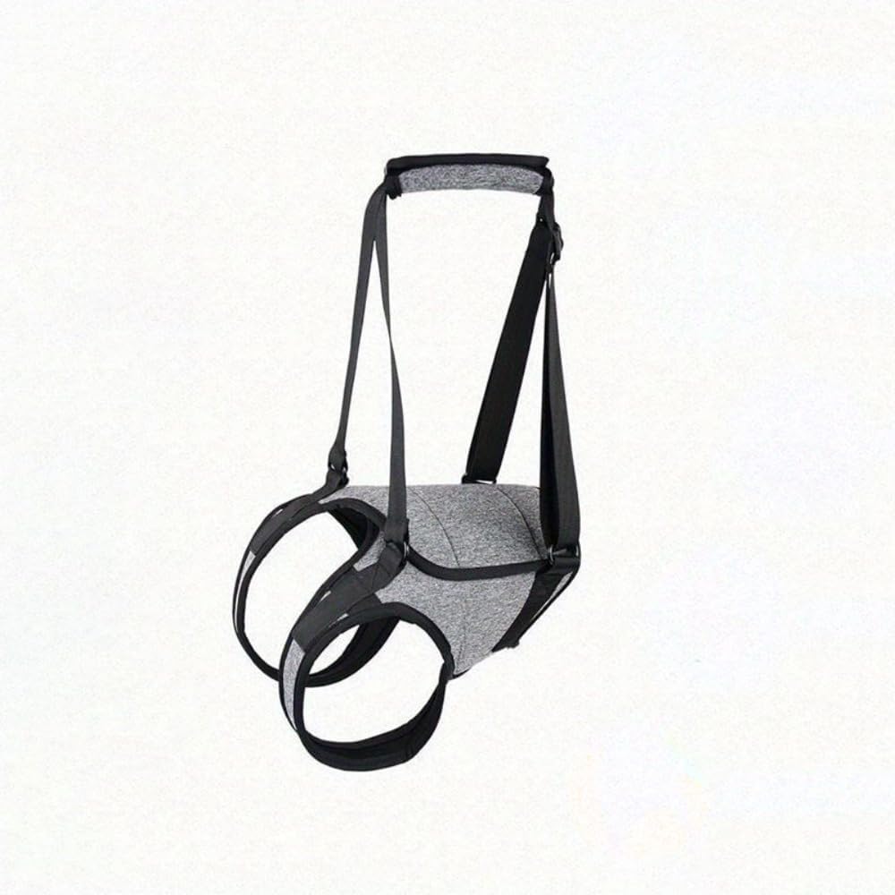 Dog Lift Harness for Large Dogs Adjustable Dog Back Leg Sling with Soft Padding for Elderly or Disabled Joint Injuries Pet Rear Leg Support(S,Grey)