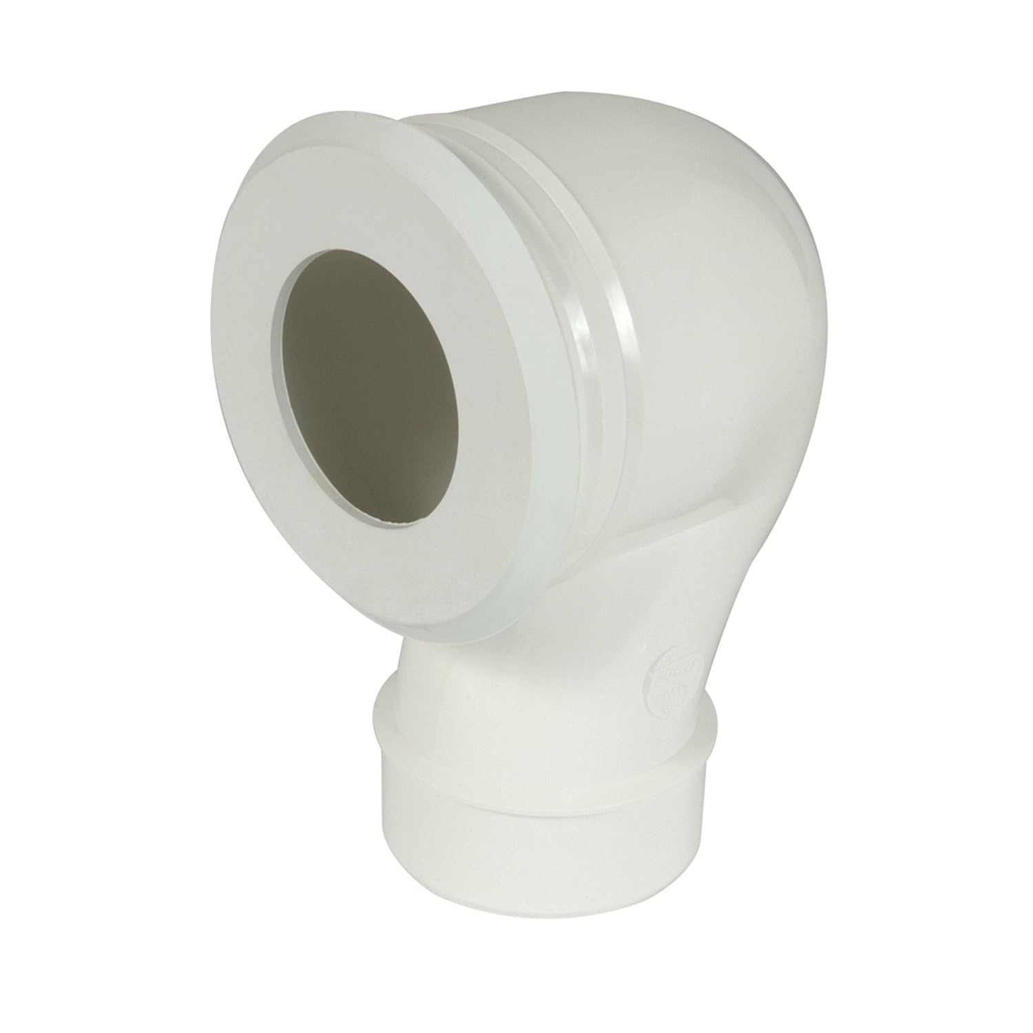 pipe coudée pour wc - diamètre 100 mm - sortie verticale - nicoll cwp33