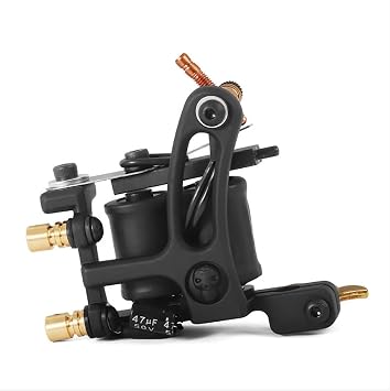 Coil Tattoo Machine for Beginners Liner Tattoo Gun with 12 Wrap Coil 7000 Speed Alloy Frame Stable Output for Precise Lining Starter Artists